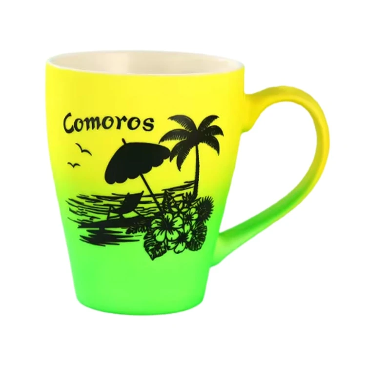 Customized logo cute cartoon Ceramic cup Bloom Tree