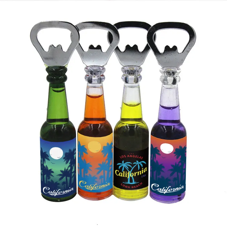 Magnetic Beer Shaped Bottle Opener Logo Branded